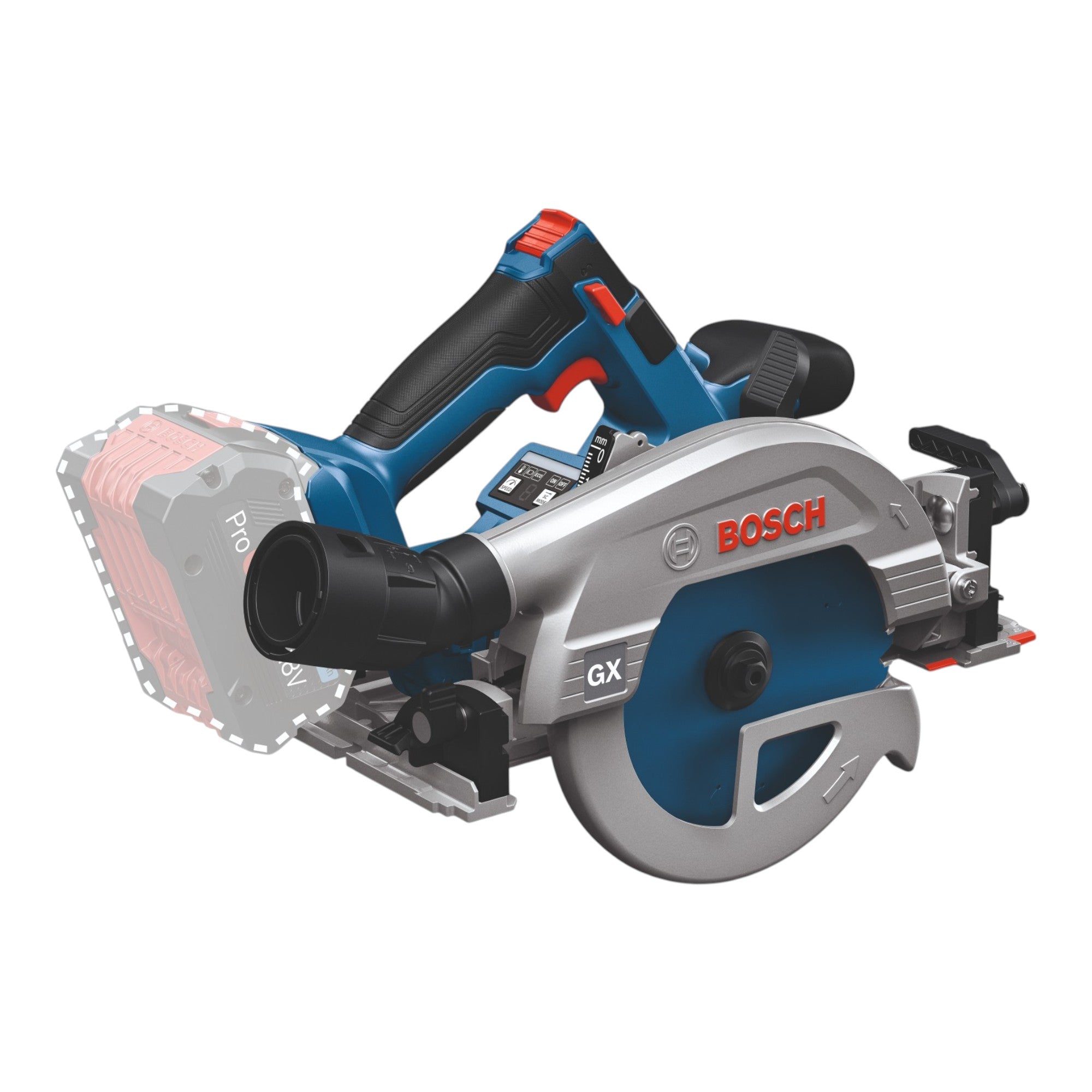 Bosch GKS 18V 57 2 GX Professional Akku Kreissaege 18 V 165 mm Brushless 1x ProCORE Akku 4 0 Ah Ladegeraet L Boxx 1 - toolbrothers