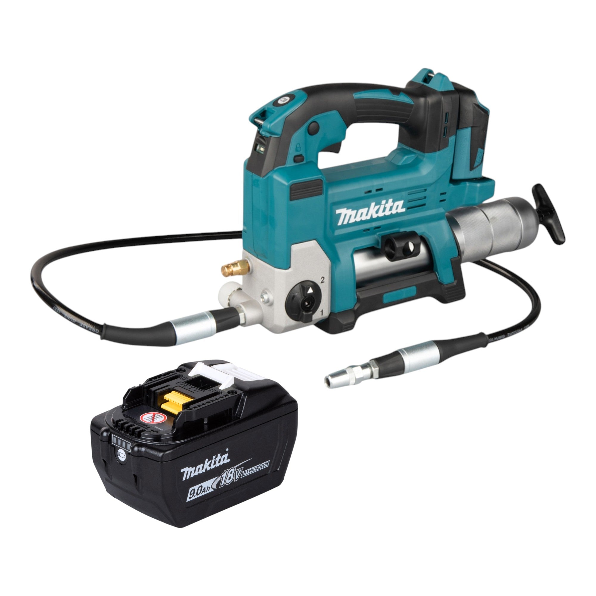 Makita DGP 180 Z Akku Fettpresse 18 V 690 bar 1x Akku 9 0 Ah ohne Ladegeraet 0 - toolbrothers