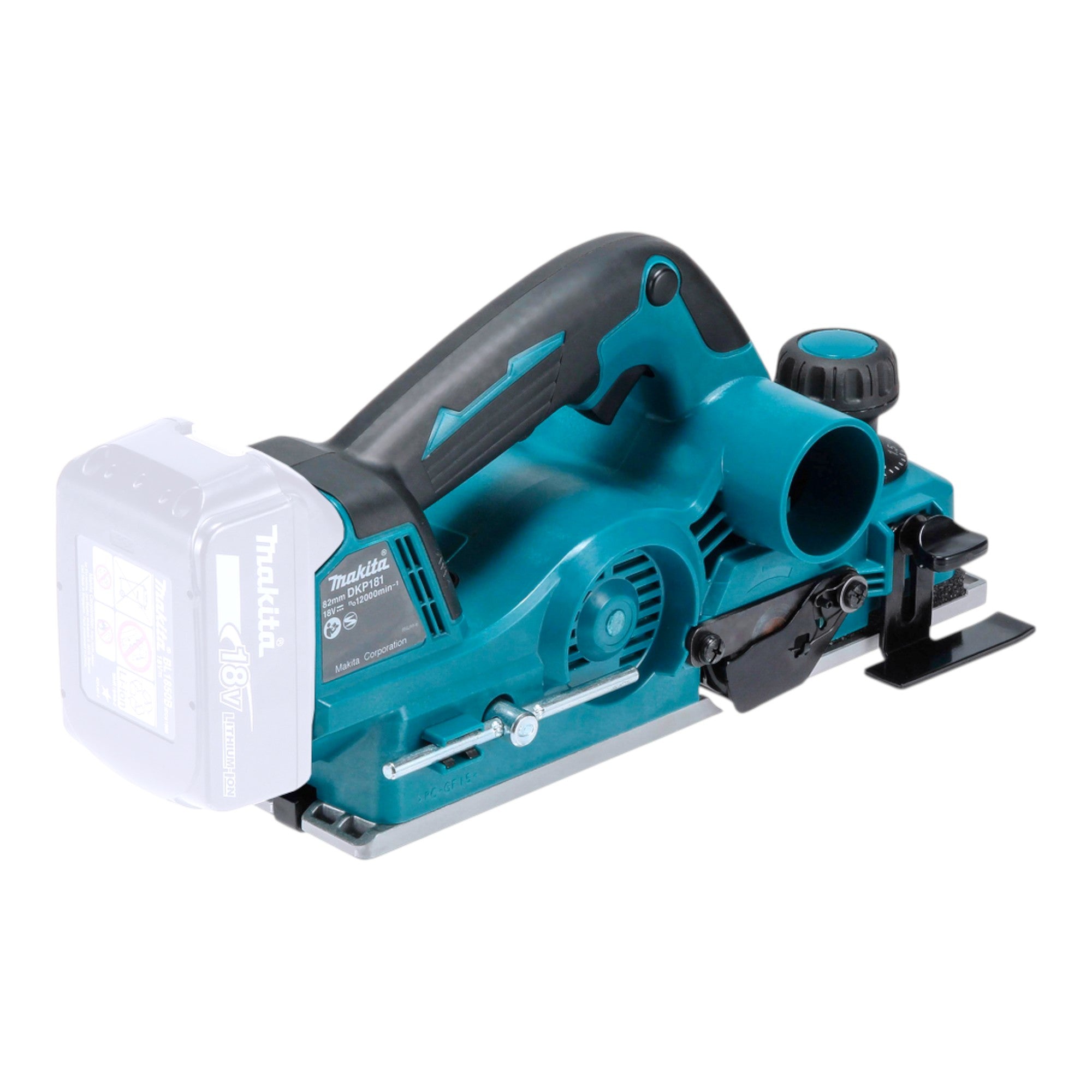 Makita DKP 181 Z Akku Hobel 18 V 82 mm Brushless 1x Akku 9 0 Ah Makpac ohne Ladegeraet 4 - toolbrothers