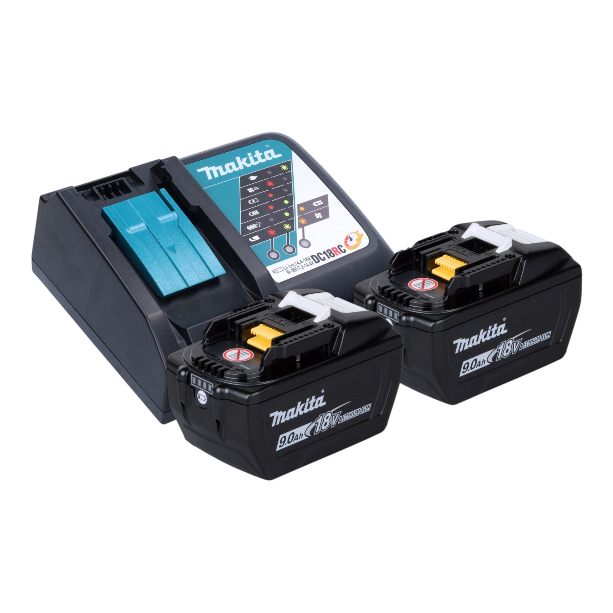 Makita DMP 180 Z Akku Kompressor 18 V 8 3 bar 2x Akku 9 0 Ah Ladegeraet 2 - toolbrothers