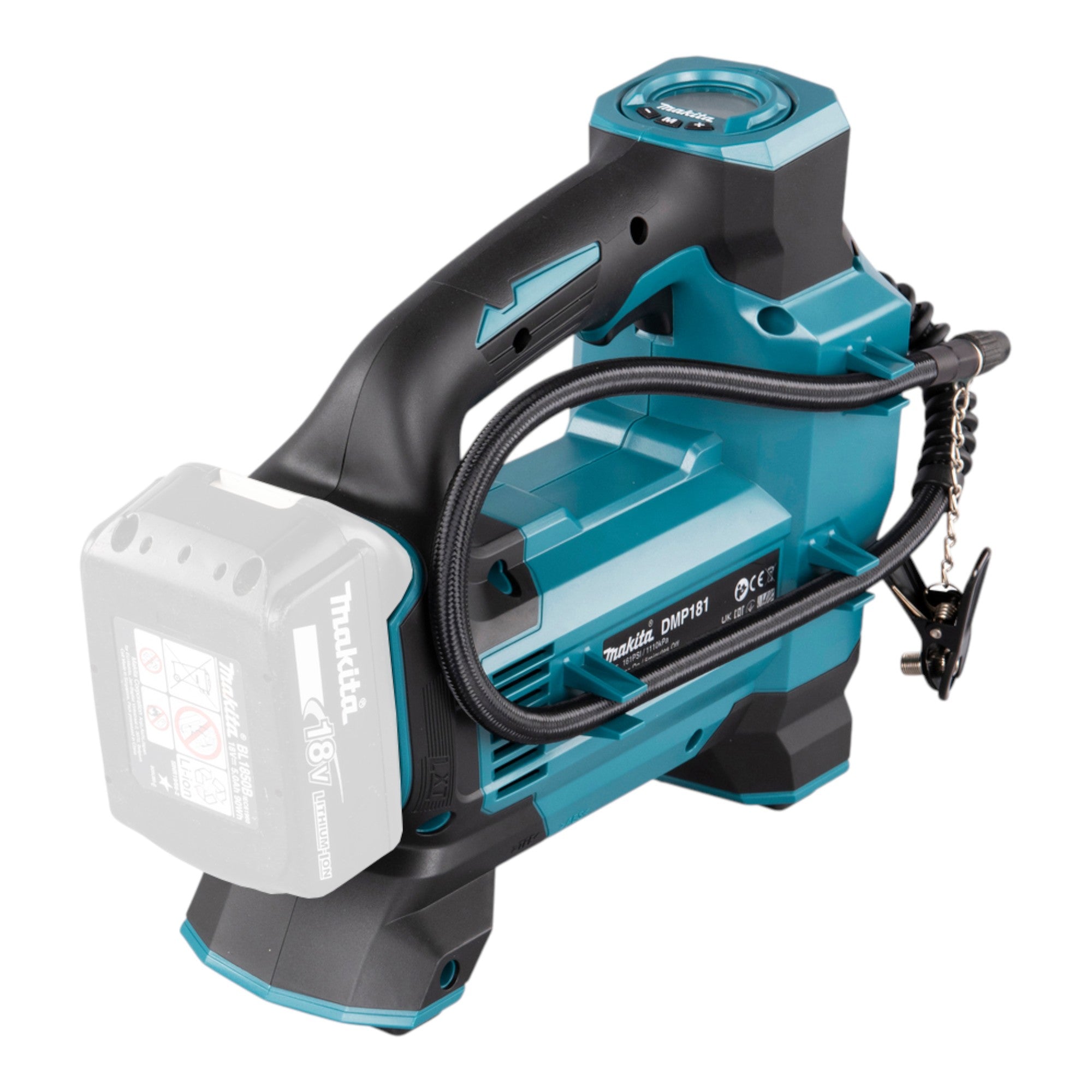 Makita DMP 181 Z Akku Kompressor 18 V 11 1 bar 1x Akku 9 0 Ah ohne Ladegeraet 3 - toolbrothers