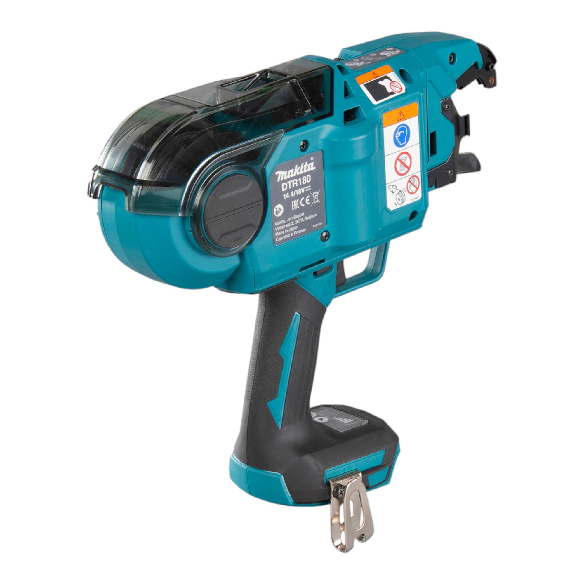 Makita DTR 180 ZJ Akku Bewehrungsverbinder 18 V 0 8 mm Brushless 2x Akku 9 0 Ah Ladegeraet Makpac 4 - toolbrothers