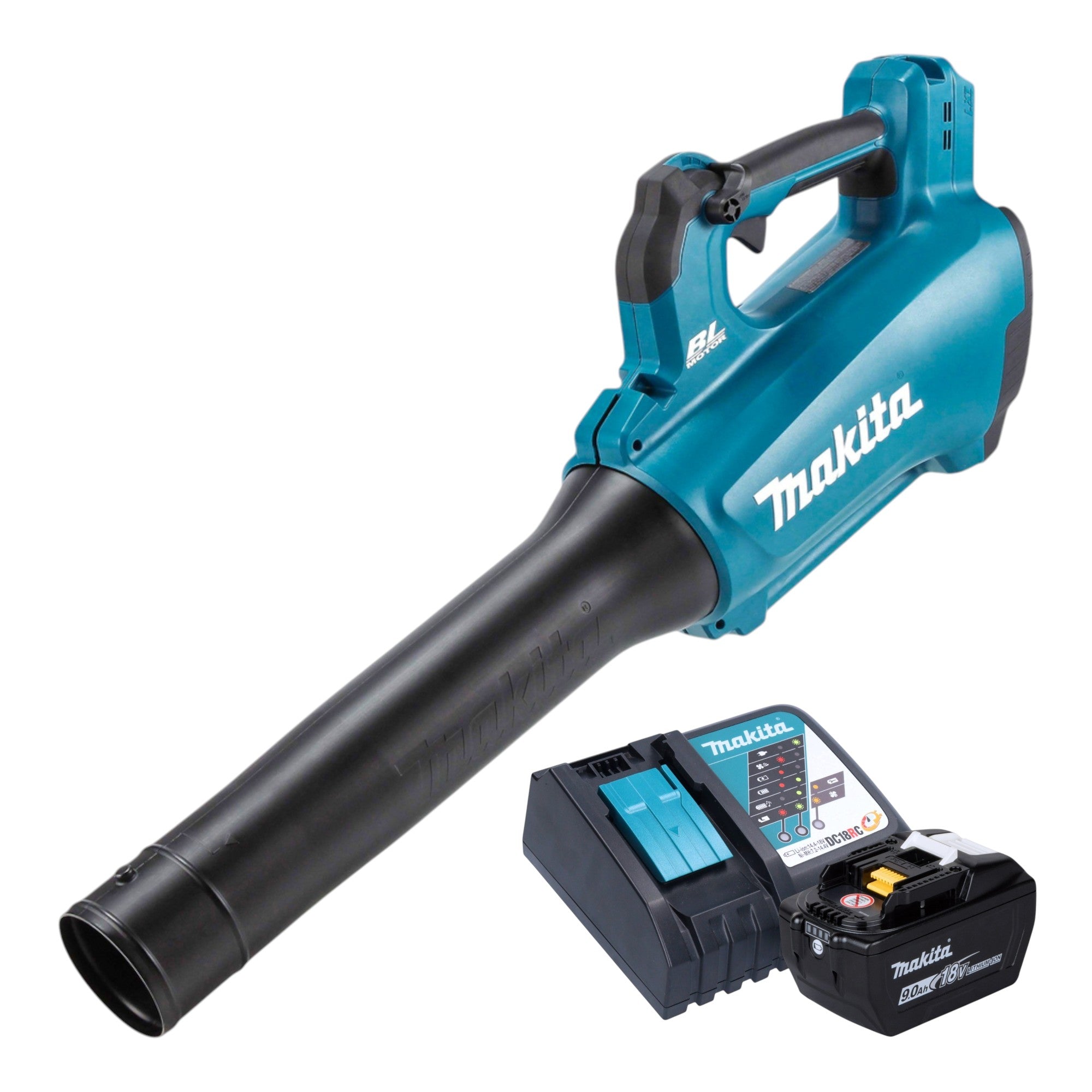 Makita DUB 184 Z Akku Geblaese 18 V Brushless 1x Akku 9 0 Ah Ladegeraet 0 - toolbrothers
