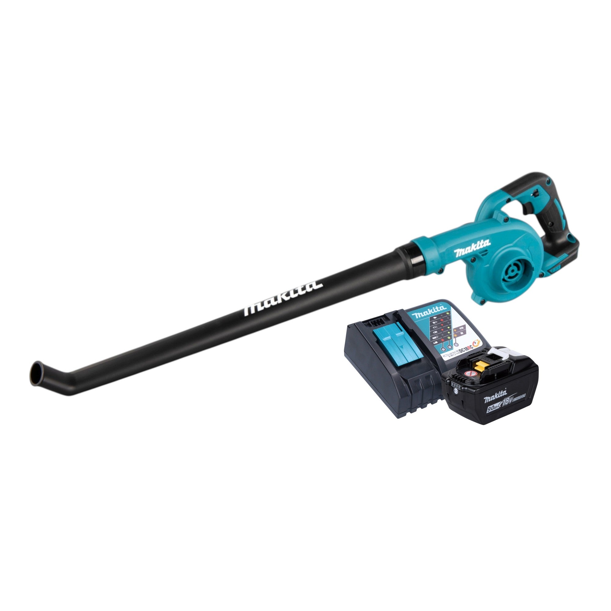 Makita DUB 186 Z Akku Geblaese 18 V 1x Akku 9 0 Ah Ladegeraet 0 - toolbrothers