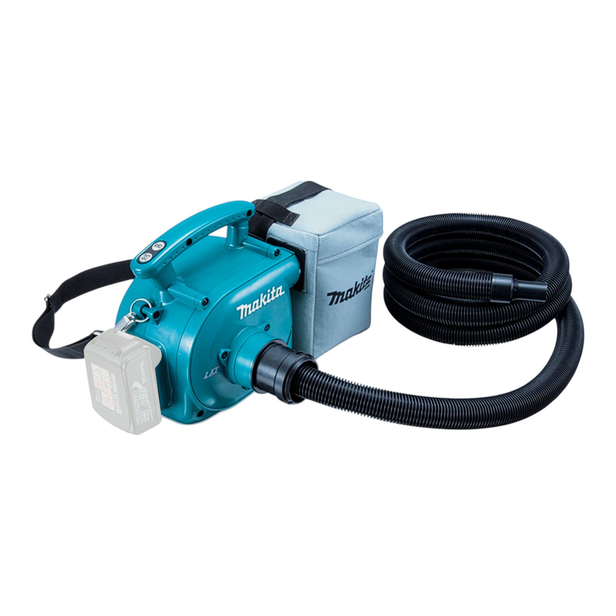 Makita DVC 350 Z Akku Staubsauger 18 V 2x Akku 9 0 Ah Ladegeraet 1 - toolbrothers