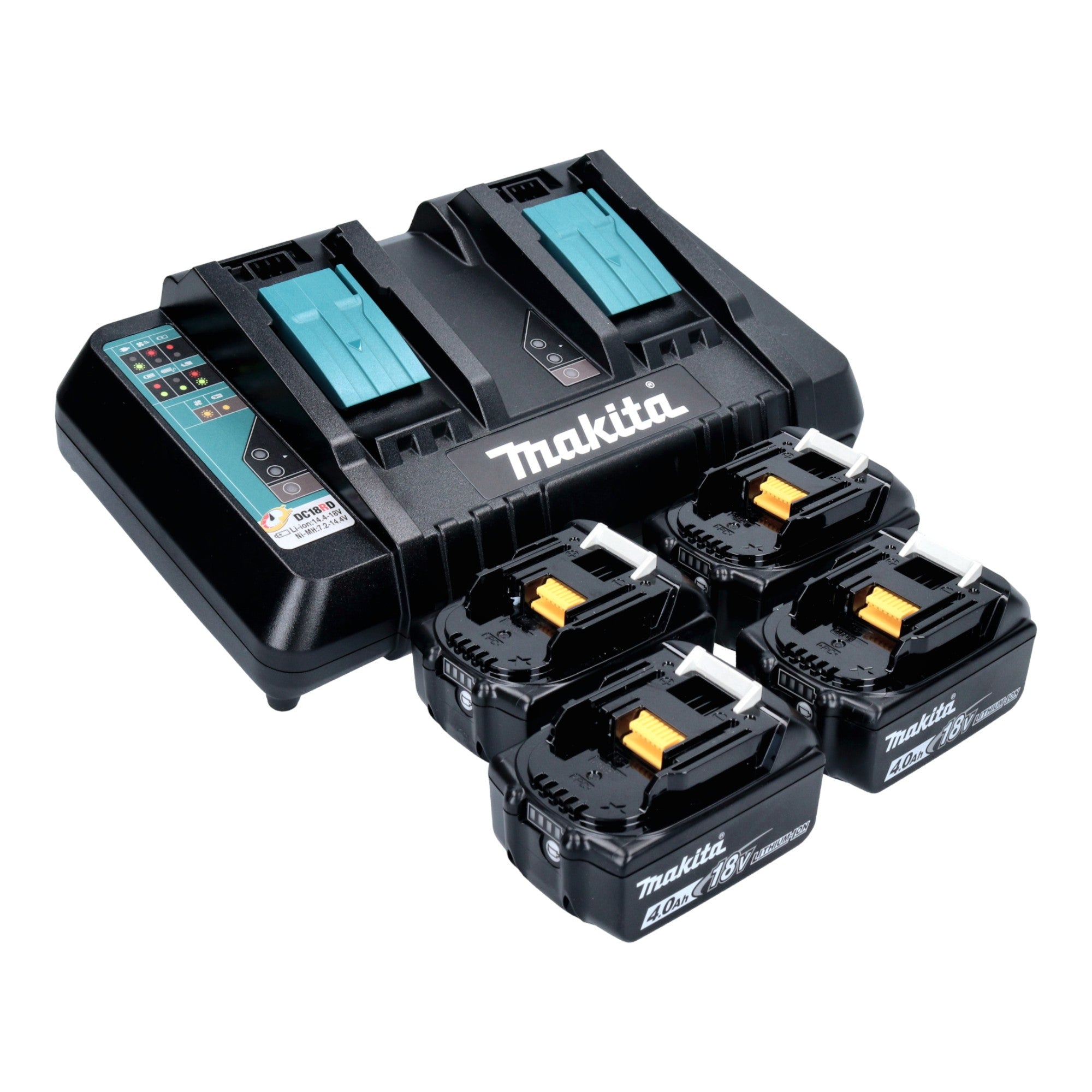 Makita PDC 01 Akku Rucksack 36 V 2x 18 V Akku Adapter 18V 4x Akku 4 0 Ah Ladegeraet 3 - toolbrothers