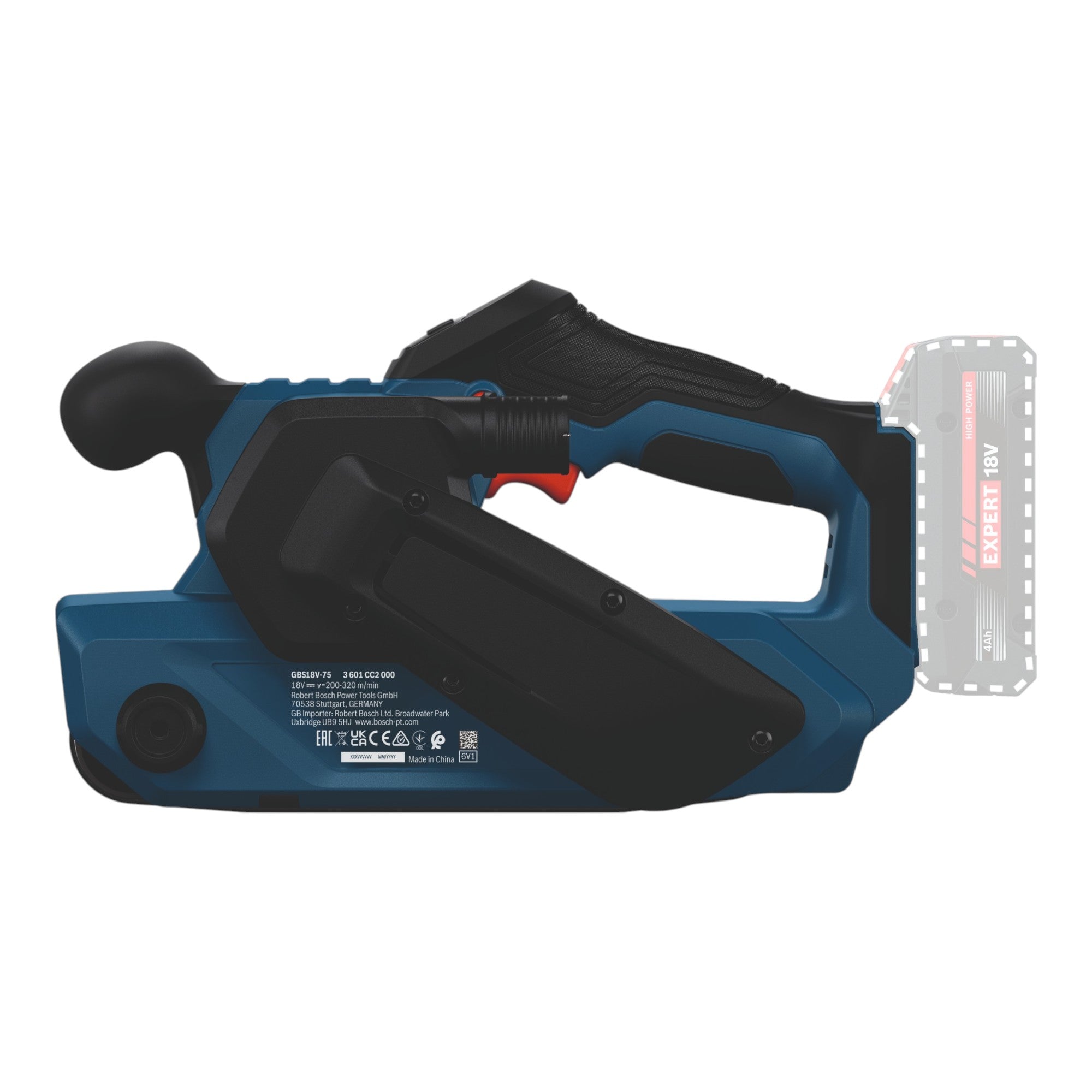 Bosch GBS 18V 75 Akku Bandschleifer 18 V 76 x 533 mm Brushless 1x ProCORE Akku 5 5 Ah Ladegeraet 4 - toolbrothers
