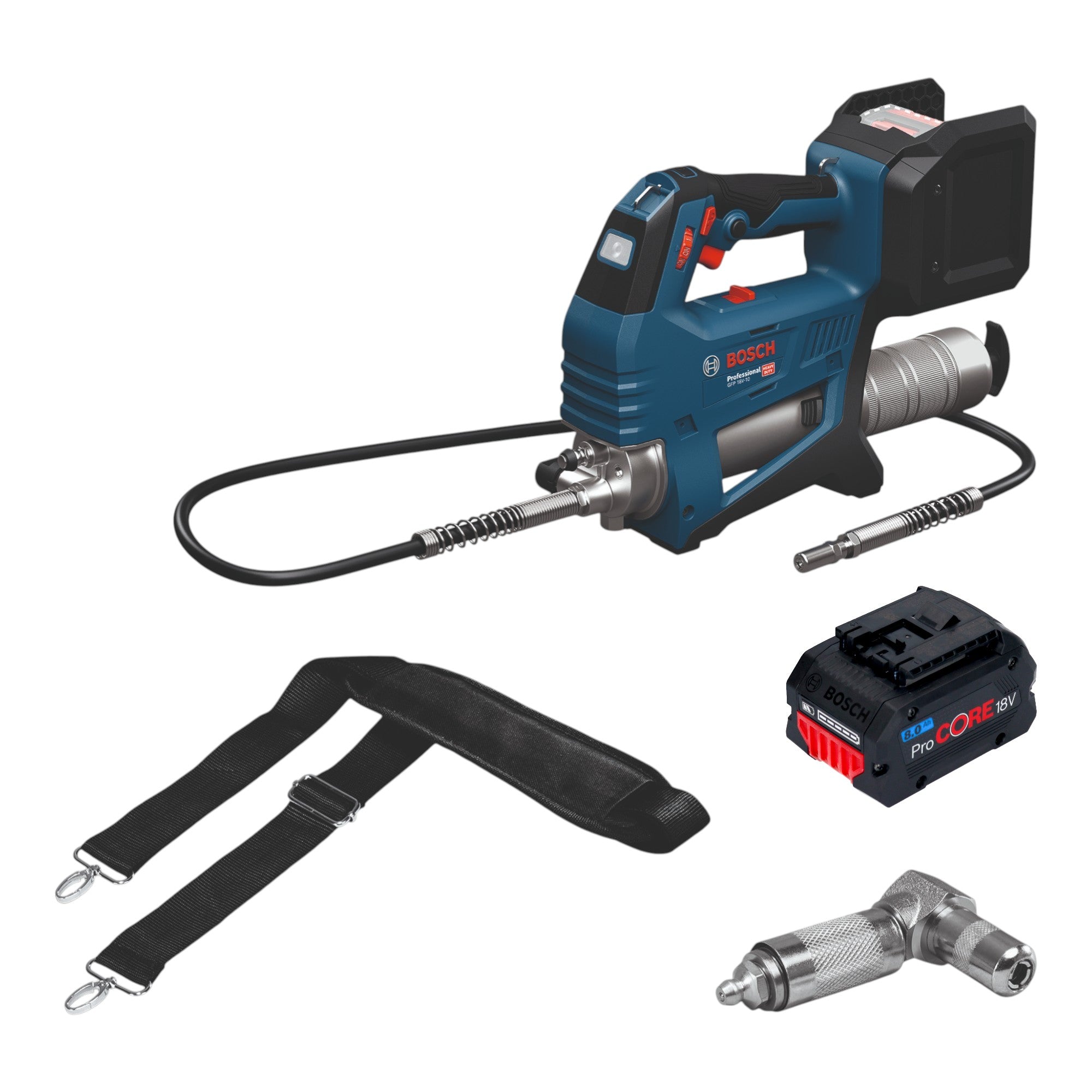 Bosch GFP 18V 10 Akku Fettpresse 18 V 10000 psi 1x ProCORE Akku 8 0 Ah ohne Ladegeraet 0 - toolbrothers