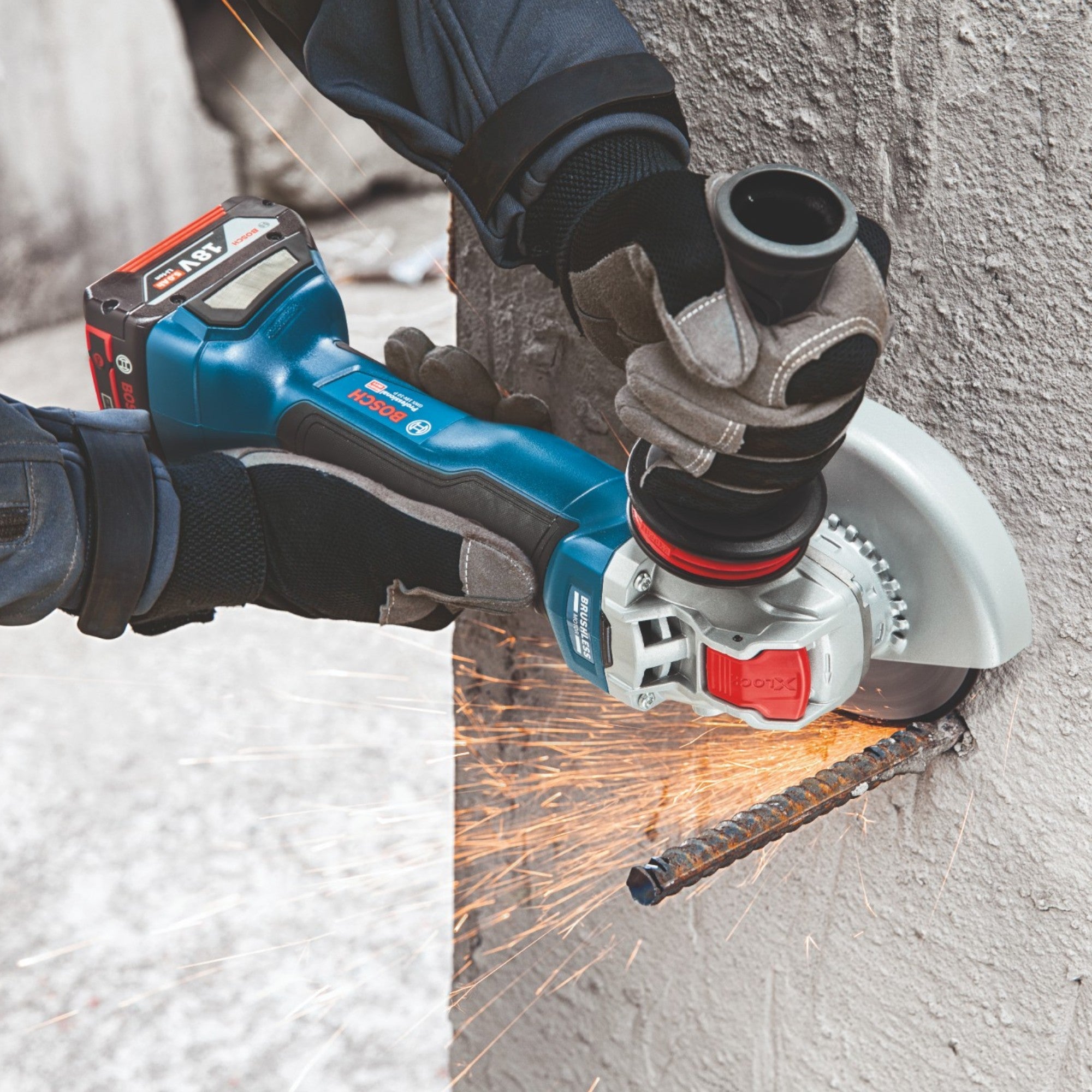 Bosch GWS 18V 10 P Professional Akku Winkelschleifer 18 V 125 mm Brushless 1x ProCORE Akku 5 5 Ah Ladegeraet 4 - toolbrothers