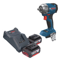 Bosch GDS 18V 350 Professional Akku Drehschlagschrauber 18 V 350 Nm 1 2 Brushless 2x Akku 4 0 Ah Ladegeraet 0 - toolbrothers