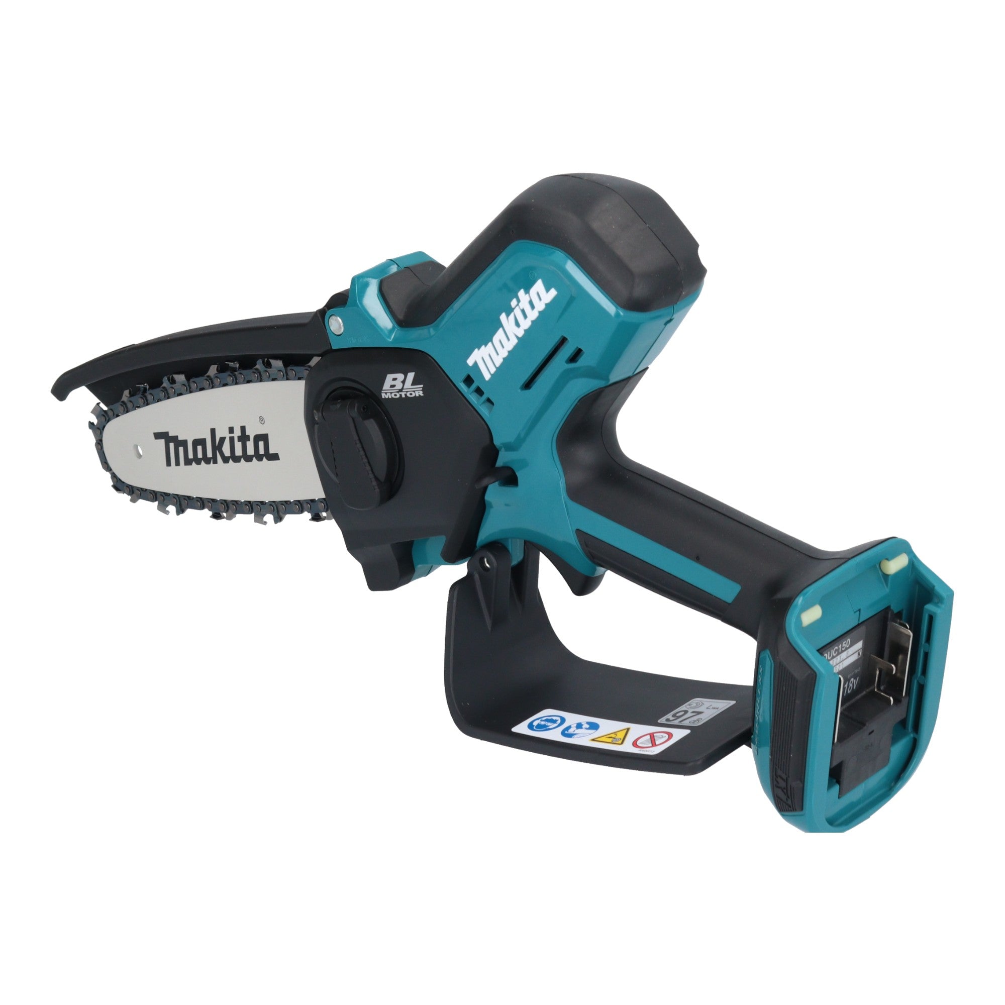 Makita DUC 150 ZJ Akku Kettensaege 18 V 15 cm Brushless Makpac ohne Akku ohne Ladegeraet 3 - toolbrothers
