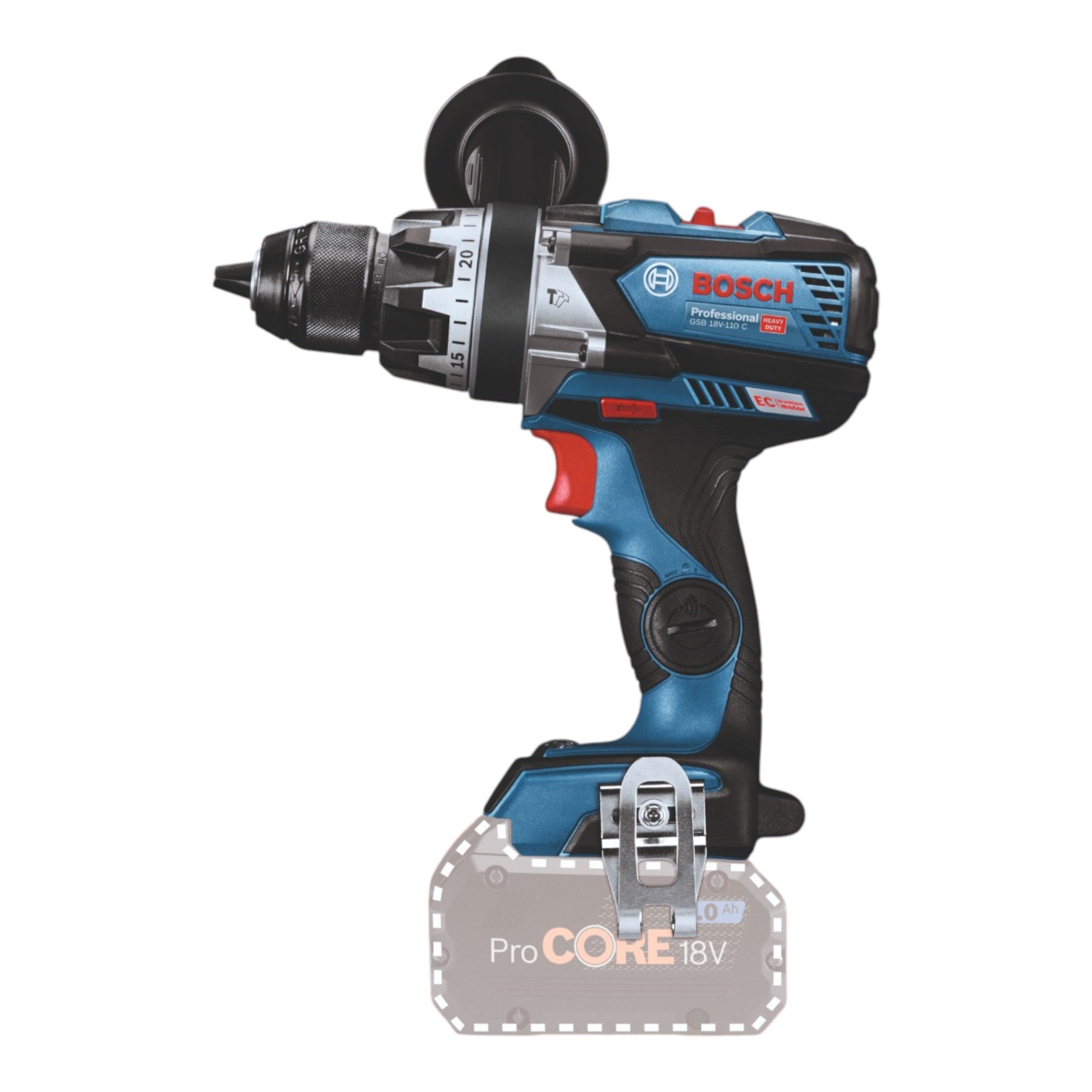 Bosch GSB 18V 110 C Professional Akku Schlagbohrschrauber 18 V 110 Nm Brushless 2x Akku 5 0 Ah Ladegeraet 3 - toolbrothers