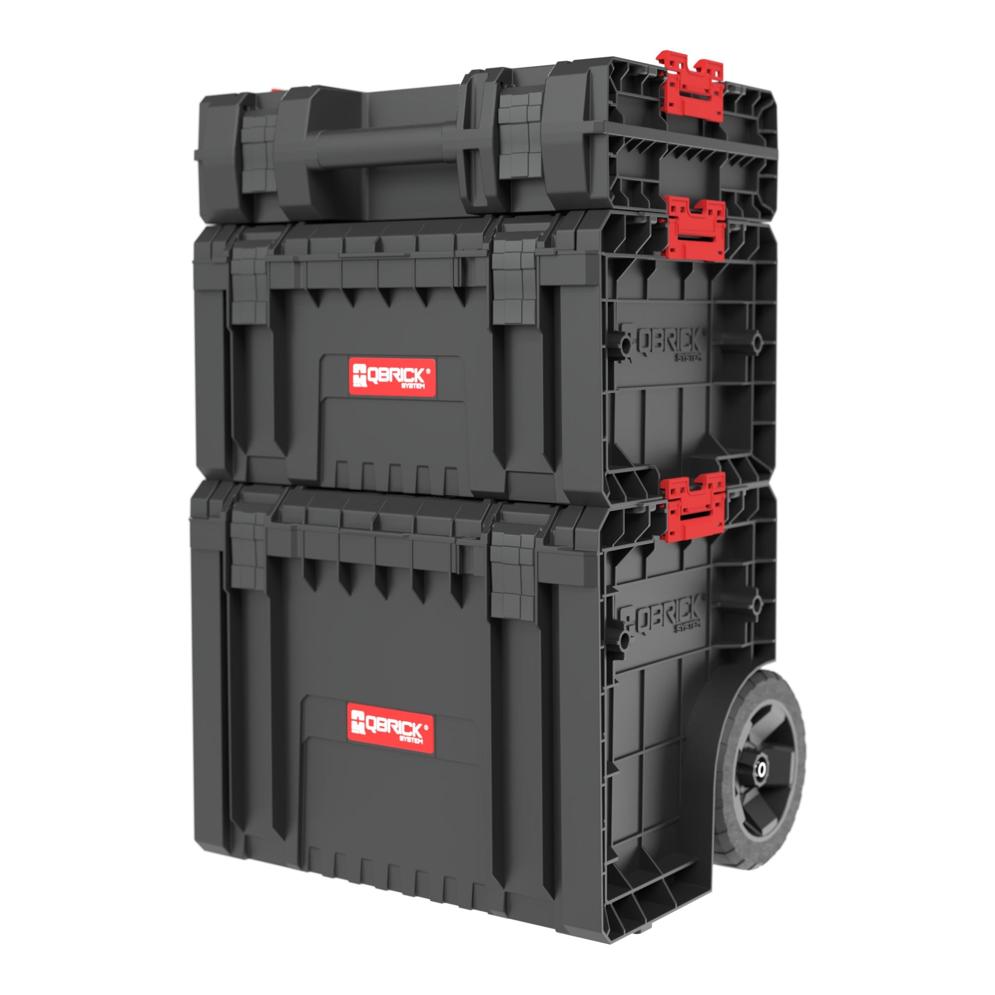 Qbrick System PRO Set 1 Werkzeug Koffer Set 3 tlg PRO Cart PRO Toolbox PRO Toolcase 705 x 450 x 390 mm 0 - toolbrothers