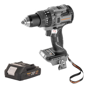 Procraft Industrial CD20B-BB Akku Schlagbohrschrauber 20 V 150 Nm Brushless + 1x Akku 2,0 Ah - ohne Ladegerät