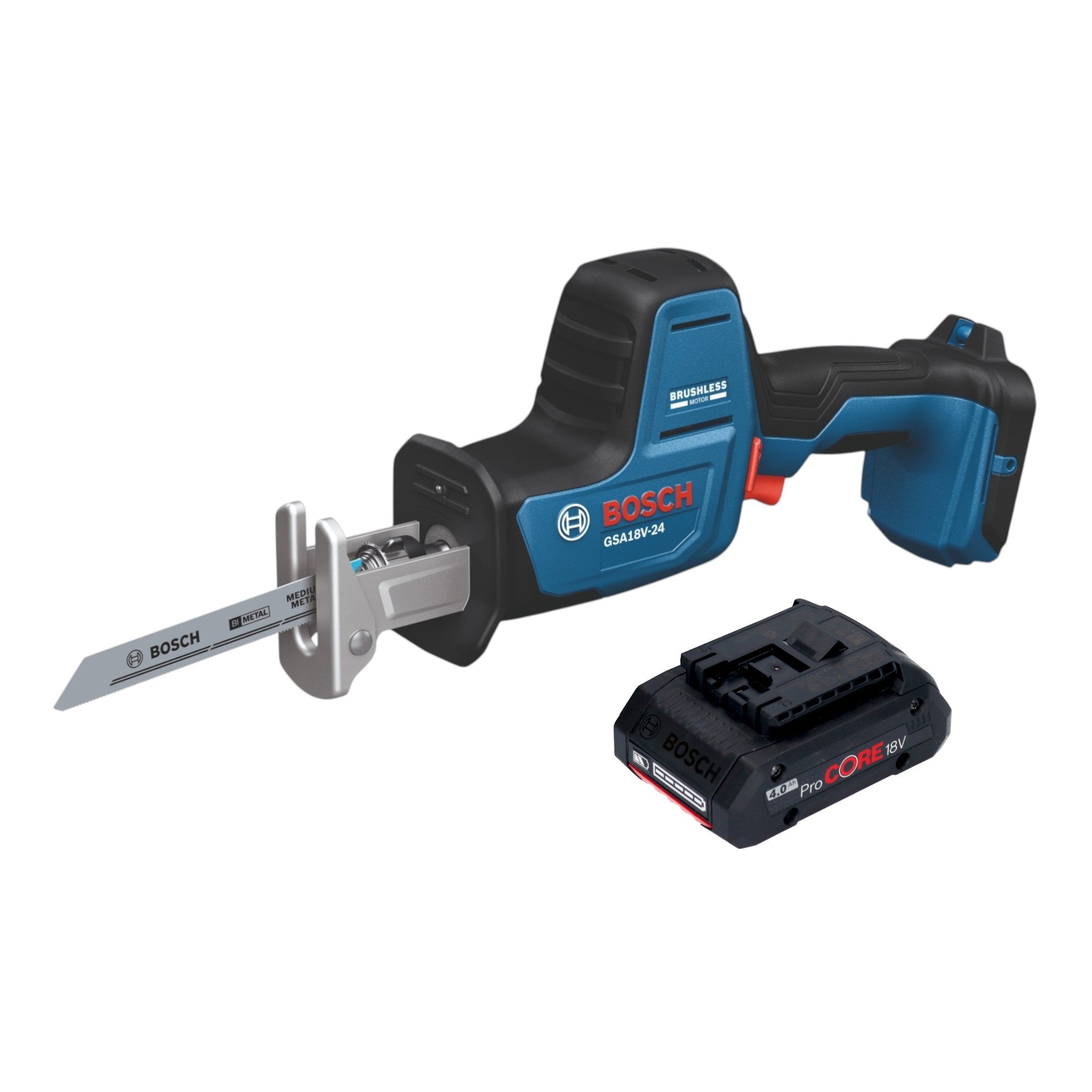 Bosch GSA 18V 24 Professional Akku Saebelsaege 18 V 230 mm Brushless 1x ProCORE Akku 4 0 Ah ohne Ladegeraet 0 - toolbrothers