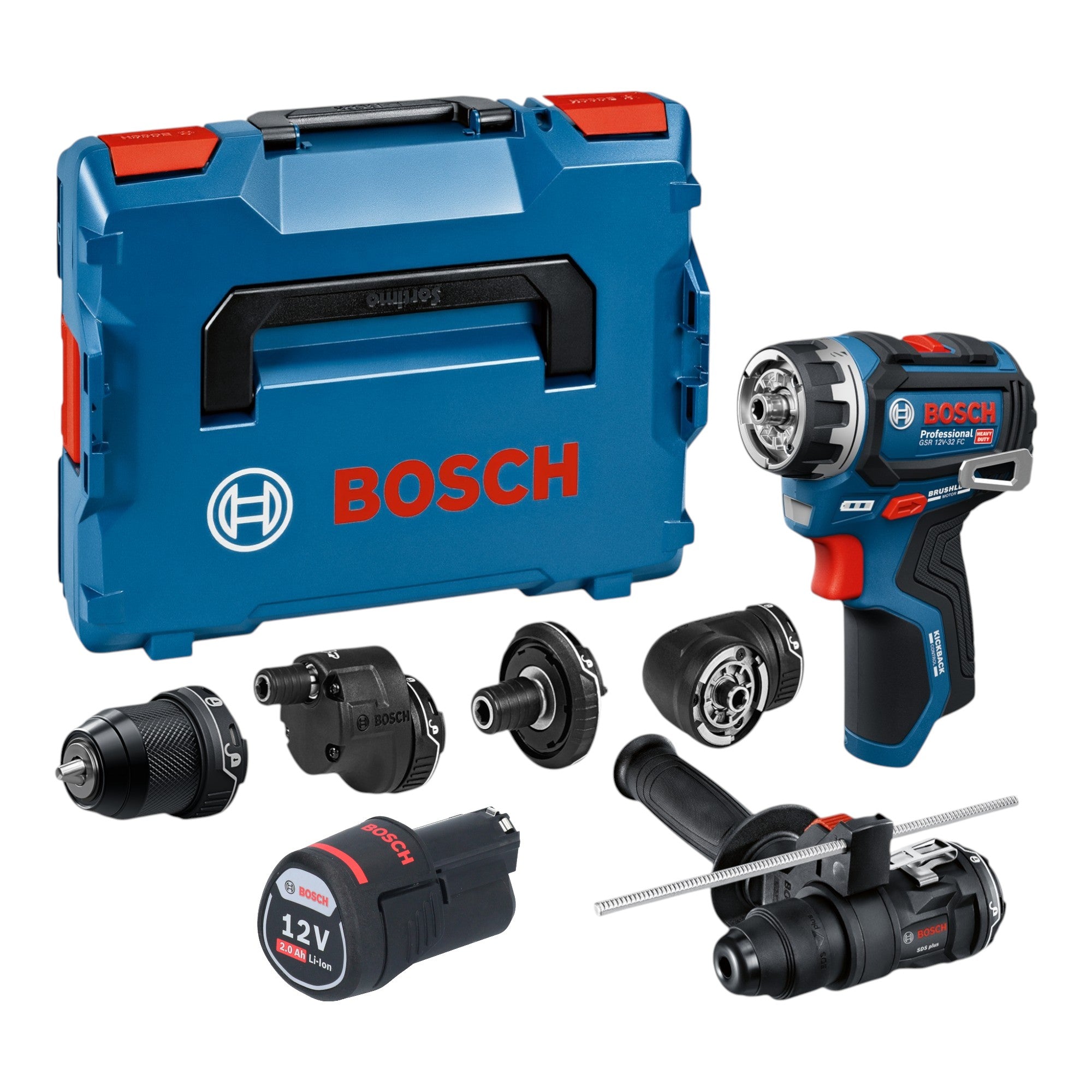Bosch GSR 12V 32 FC Akku Bohrschrauber 12 V 31 Nm Brushless 1x Akku 2 0 Ah L Boxx ohne Ladegeraet 0 - toolbrothers