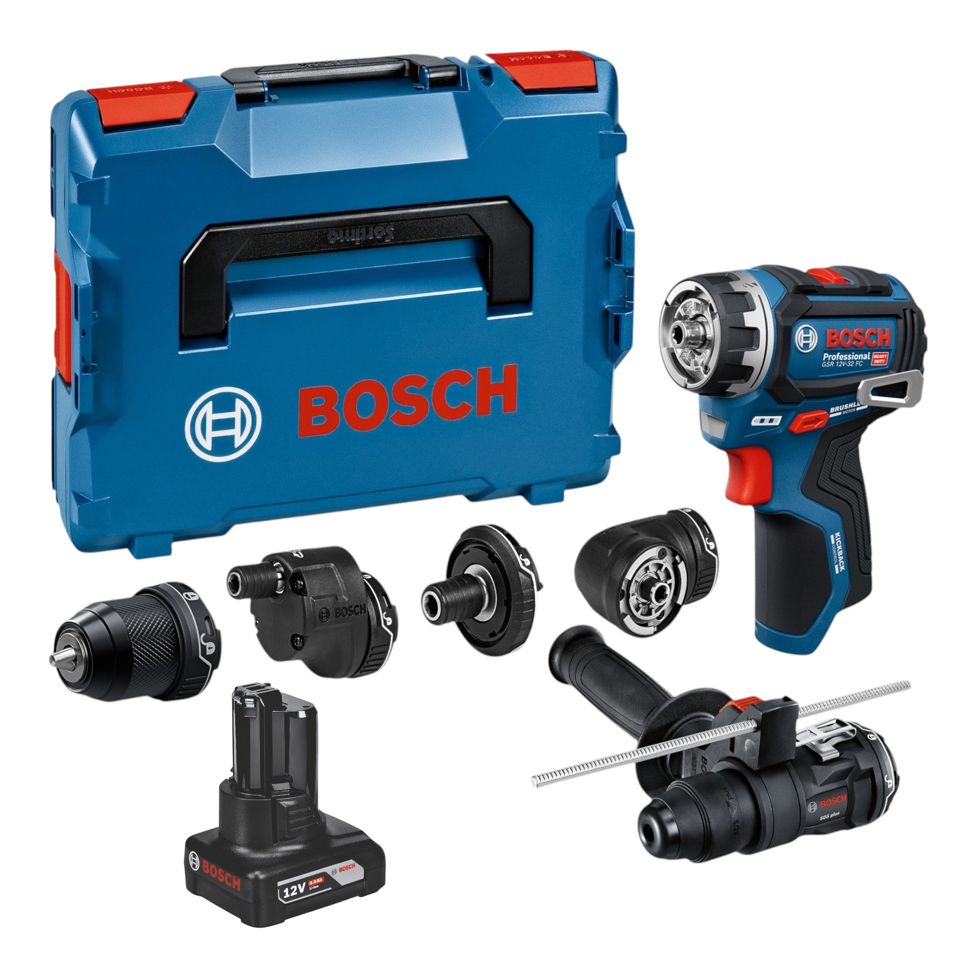 Bosch GSR 12V 32 FC Akku Bohrschrauber 12 V 31 Nm Brushless 1x Akku 6 0 Ah L Boxx ohne Ladegeraet 0 - toolbrothers