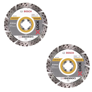 Bosch Diamanttrennscheiben X-LOCK 125 x 22,23mm Best for Universal ( 2x 2608615161 )