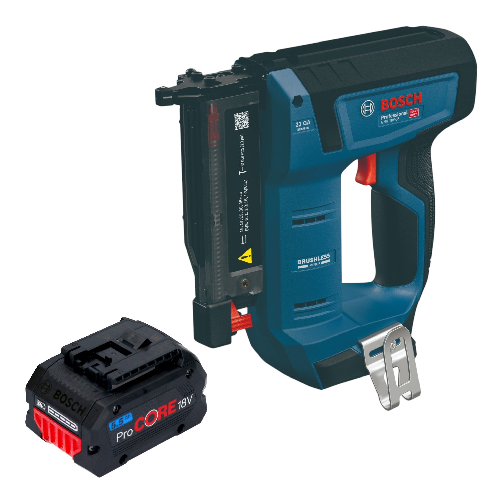 Bosch GNH 18V 35 Akku Holznagler 18 V 0 6 x 15 35 mm Brushless 1x ProCORE Akku 5 5 Ah ohne Ladegeraet 0 - toolbrothers