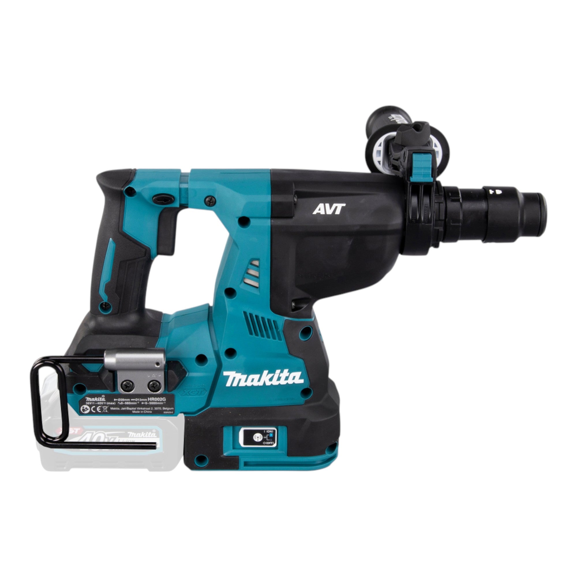 Makita HR 002 GD1 Akku Bohrhammer 40 V max 2 9 J SDS plus Brushless 1x Akku 2 5 Ah ohne Ladegeraet 4 - toolbrothers