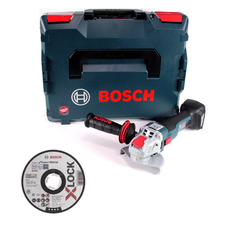 Bosch GWX 18V-10 C Akku Winkelschleifer 18V 125mm brushless X-LOCK + 25x Trennscheiben X-LOCK 125x22,23mm Expert Inox & Metal + L-BOXX - Toolbrothers