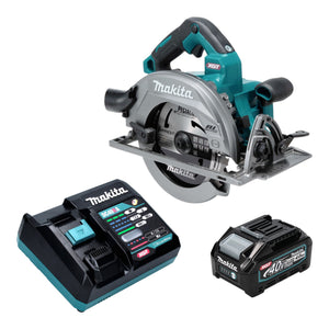 Makita HS 003 GM101 Akku Handkreissäge 40 V max. 190 mm Brushless + 1x Akku 4,0 Ah + Ladegerät