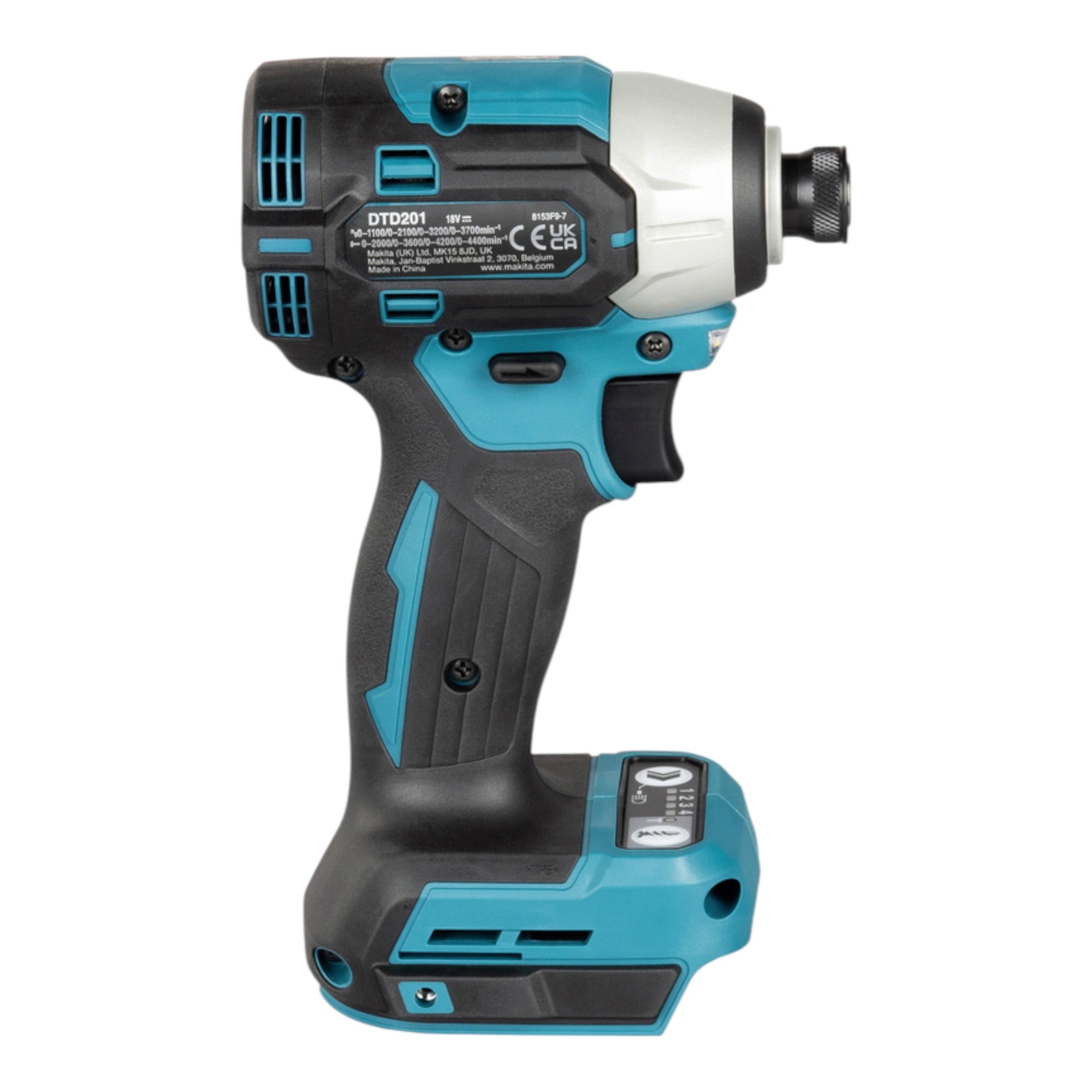 Makita DTD 201 F1 Akku Schlagschrauber 18 V 210 Nm Brushless 1x Akku 3 0 Ah ohne Ladegeraet 4 - toolbrothers