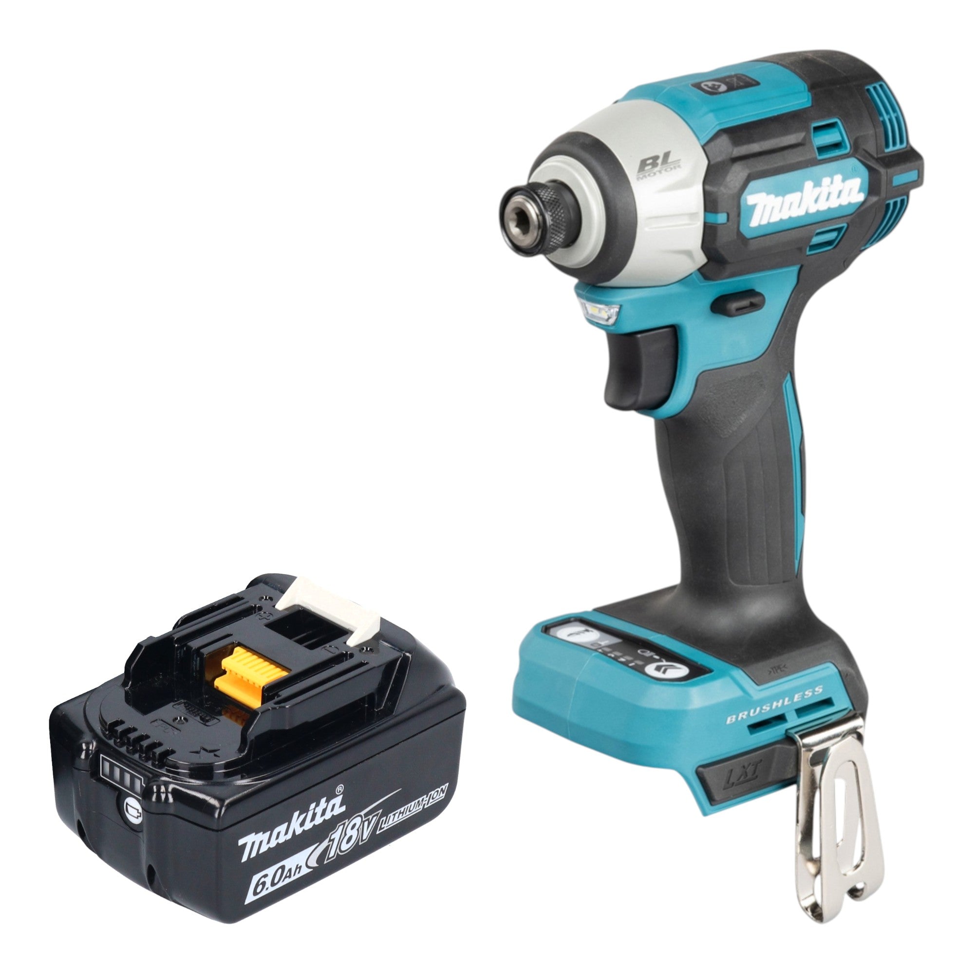 Makita DTD 201 G1 Akku Schlagschrauber 18 V 210 Nm Brushless 1x Akku 6 0 Ah ohne Ladegeraet 0 - toolbrothers