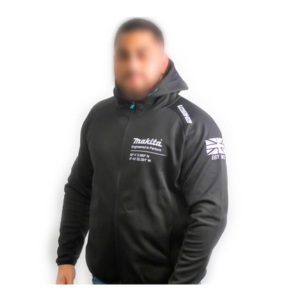 Makita Kapuze Hoodie Jacke XXL Polyester Arbeit und Freizeit 98P1818 XXL  2 - toolbrothers