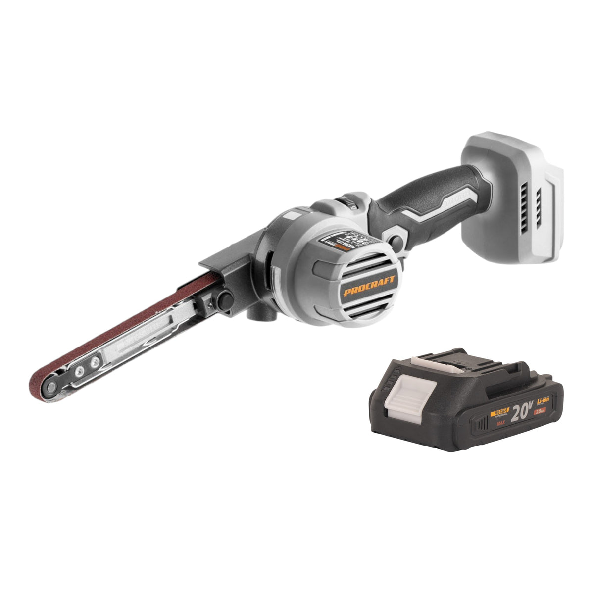 ProCraft Industrial PFA20A-BB Akku Bandfeile 20 V 13 x 457 mm Brushless + 1x Akku 2,0 Ah - ohne Ladegerät