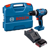 Bosch GSB 18V 25 Professional Akku Schlagbohrschrauber 18 V 56 Nm 1x Akku 2 0 Ah Ladegeraet L Case 0 - toolbrothers