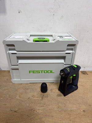 Festool CXS 18-Basic Akku Bohrschrauber 18 V 40 Nm Brushless ( 576882 ) + Systainer - ohne Akku, ohne Ladegerät - Leicht Gebraucht