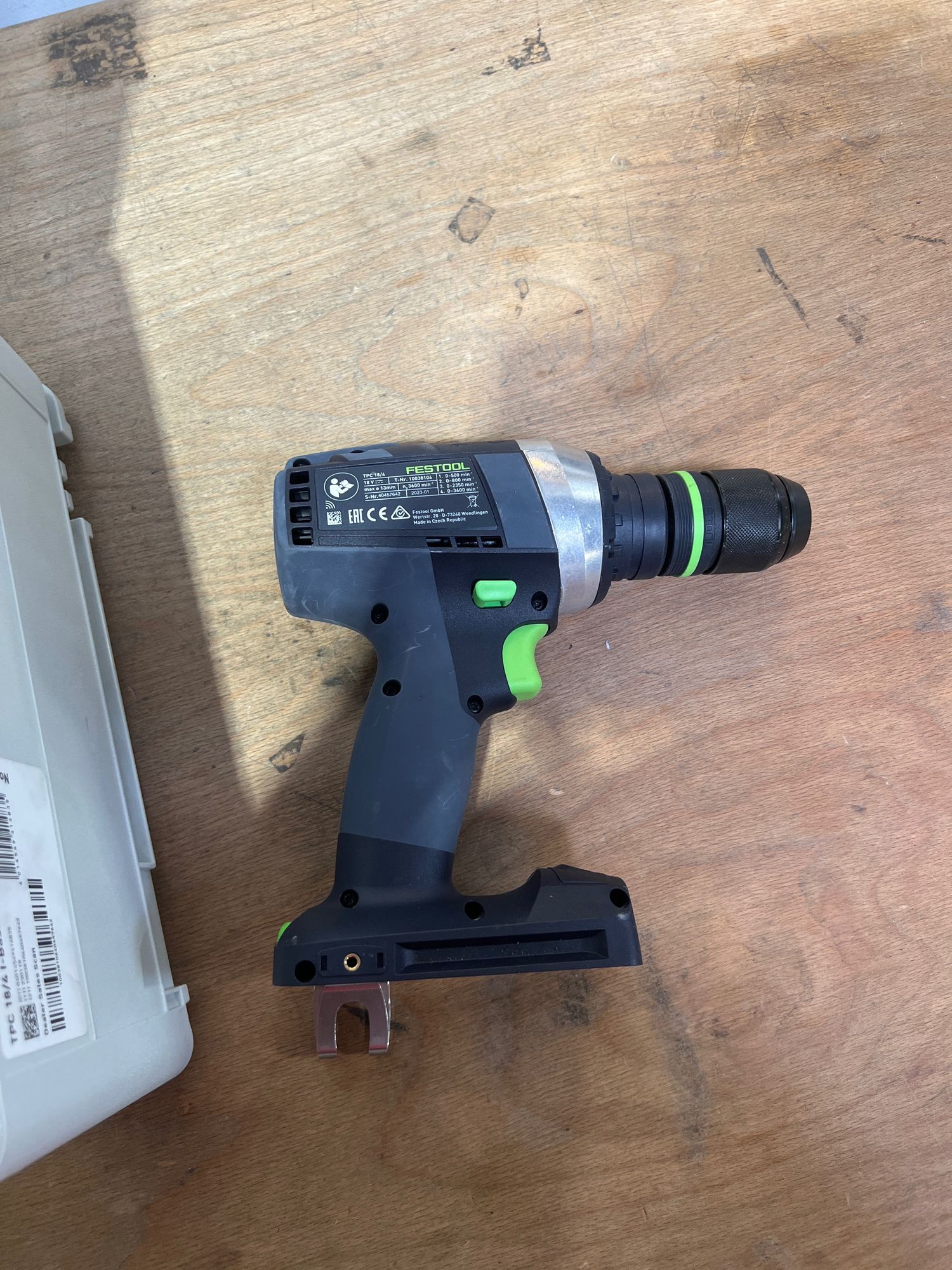 Festool TPC 18 4 Basic Set Akku Schlagbohrschrauber 18 V 75 Nm 577625 Brushless Systainer ohne Akku ohne Ladegeraet Leicht Gebraucht 1 - toolbrothers