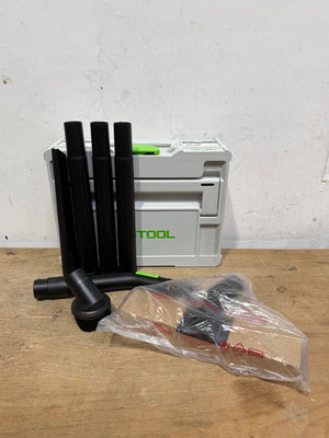 Festool RS-ST D 27/36-Plus Standard Reinigungsset ( 577257 ) + Verlängerungsrohre + Düsen + Systainer Nachfolger von 576839 - Leicht Gebraucht