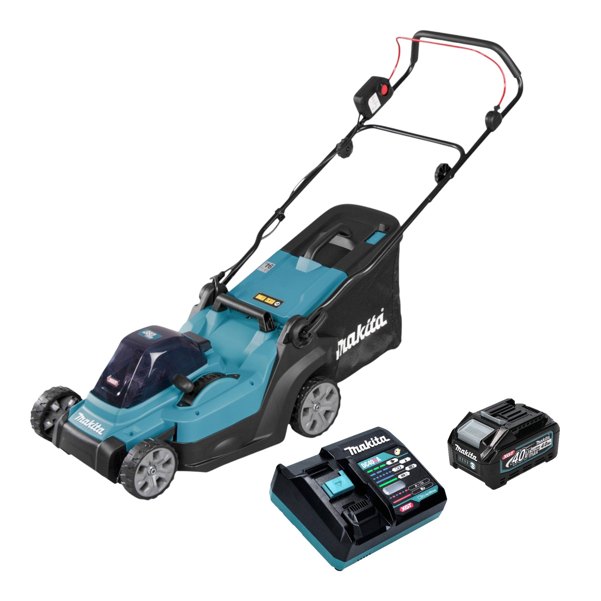 Makita LM 003 GM102 Akku Rasenmaeher 40 V max 38 cm 40 l 1x Akku 4 0 Ah Ladegeraet 0 - toolbrothers