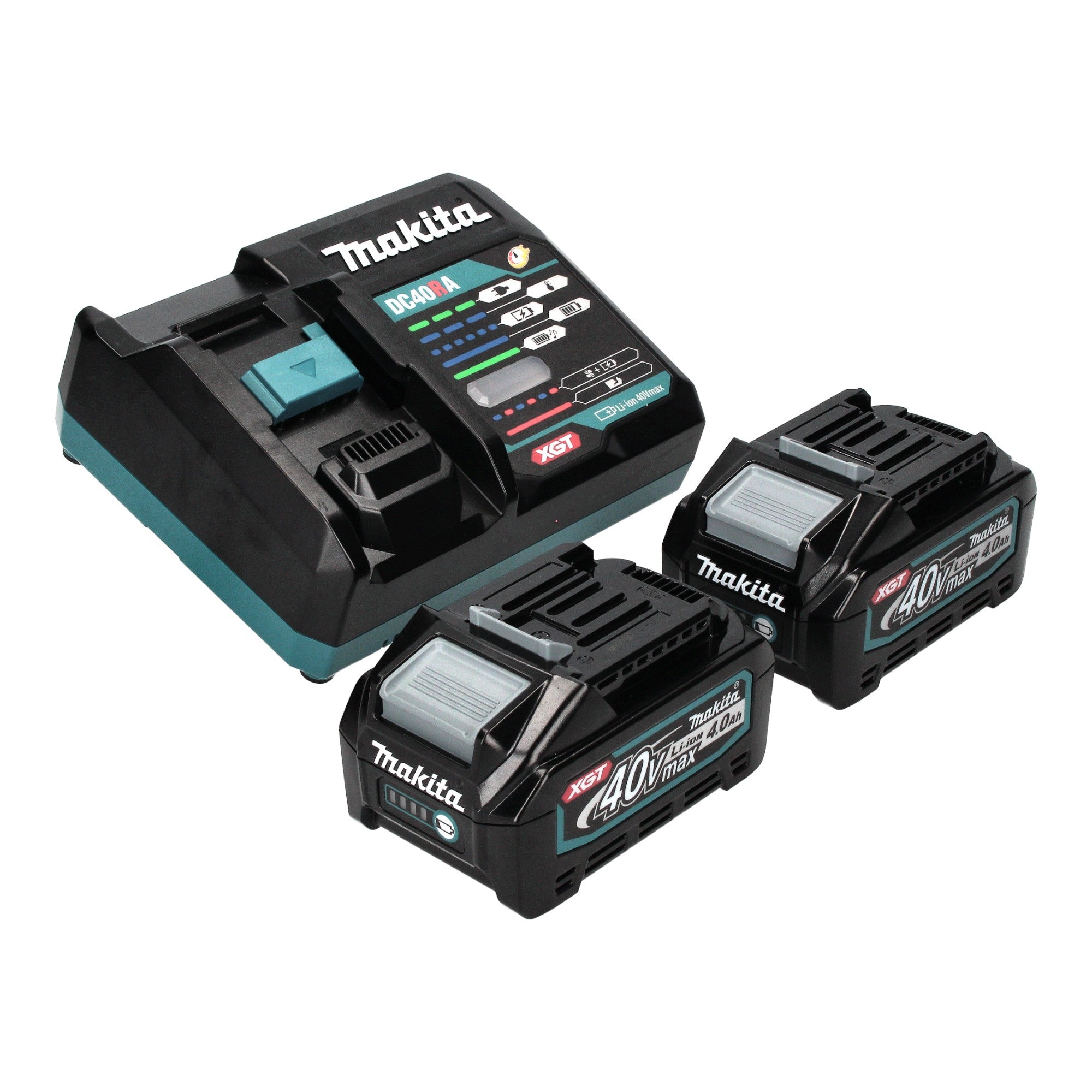 Makita LM 003 GM202 Akku Rasenmaeher 40 V max 38 cm 40 l 2x Akku 4 0 Ah Ladegeraet 2 - toolbrothers
