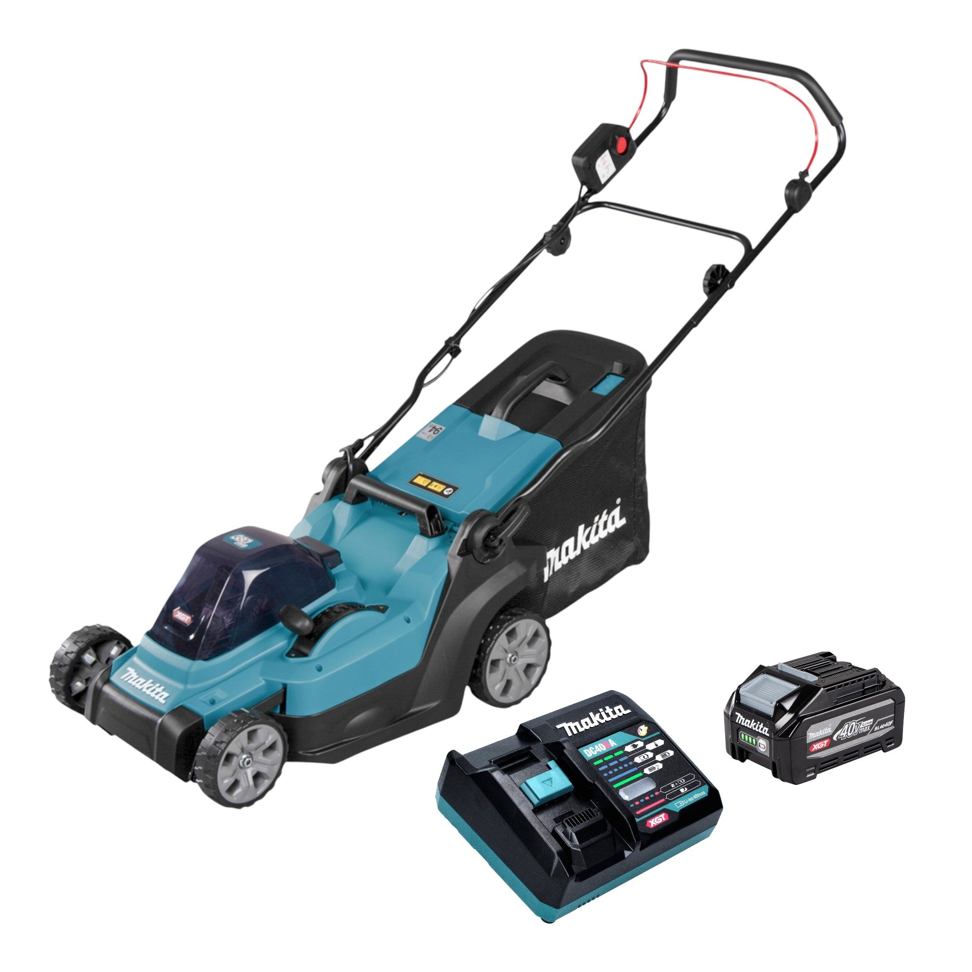 Makita LM 003 GU102 Akku Rasenmaeher 40 V max 38 cm 40 l 1x Akku 4 0 Ah Ladegeraet 0 - toolbrothers