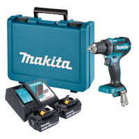 Makita DDF 485 RFE Akku Bohrschrauber 18 V 50 Nm Brushless 2x Akku 3 0 Ah Ladegeraet Koffer 0 - toolbrothers
