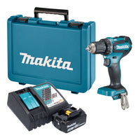 Makita DDF 485 RT1E Akku Bohrschrauber 18 V 50 Nm Brushless 1x Akku 5 0 Ah Ladegeraet Koffer 0 - toolbrothers
