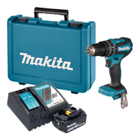 Makita DHP 485 RT1E Akku Schlagbohrschrauber 18 V 50 Nm Brushless 1x Akku 5 0 Ah Ladegeraet Koffer 0 - toolbrothers