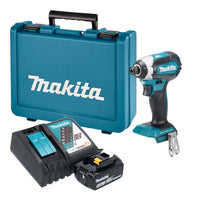 Makita DTD 153 RT1E Akku Schlagschrauber 18 V 170 Nm 1 4 Brushless 1x Akku 5 0 Ah Ladegeraet Koffer 0 - toolbrothers