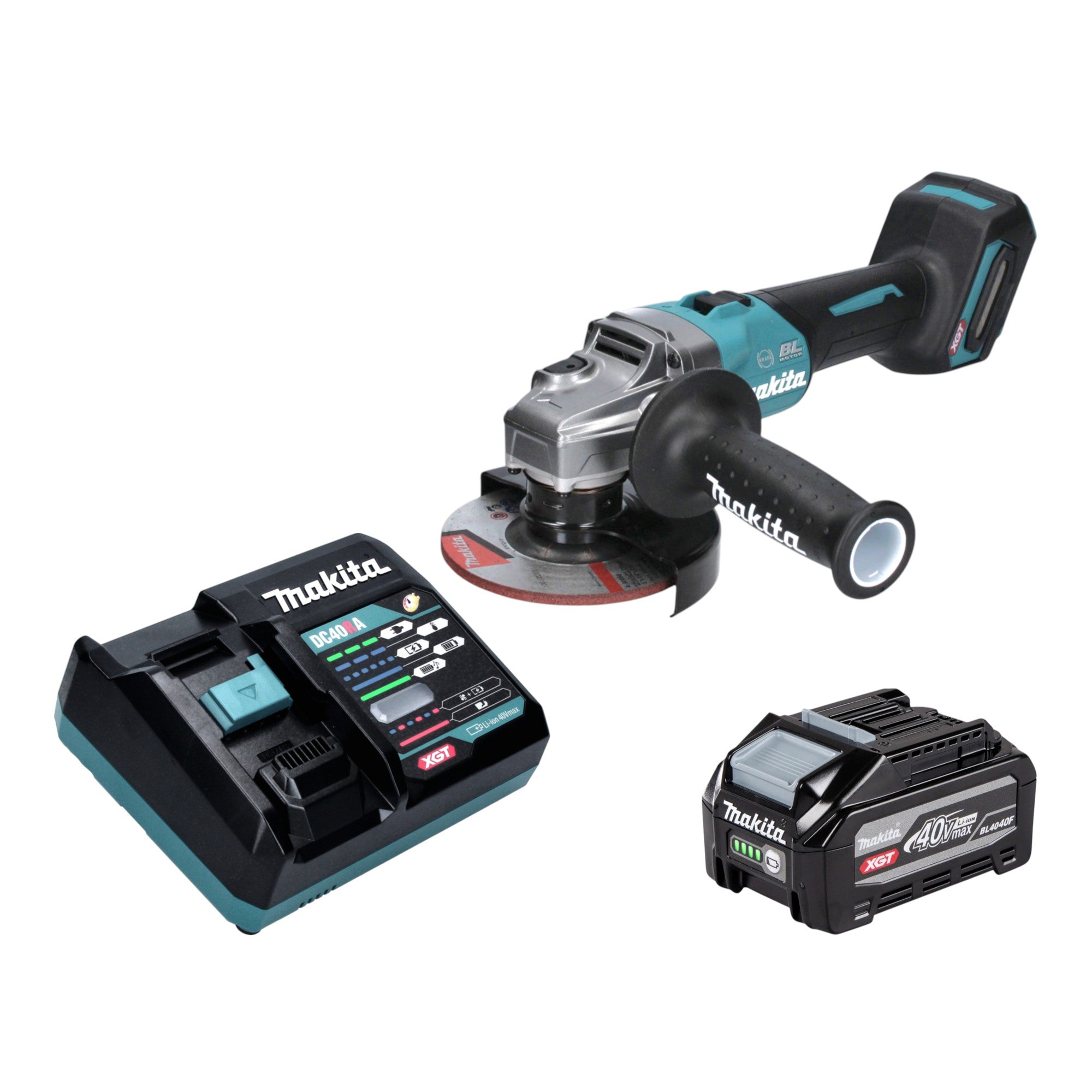 Makita GA 005 GU101 Akku Winkelschleifer 40 V max 125 mm Brushless XGT 1x Akku 4 0 Ah Ladegeraet 0 - toolbrothers