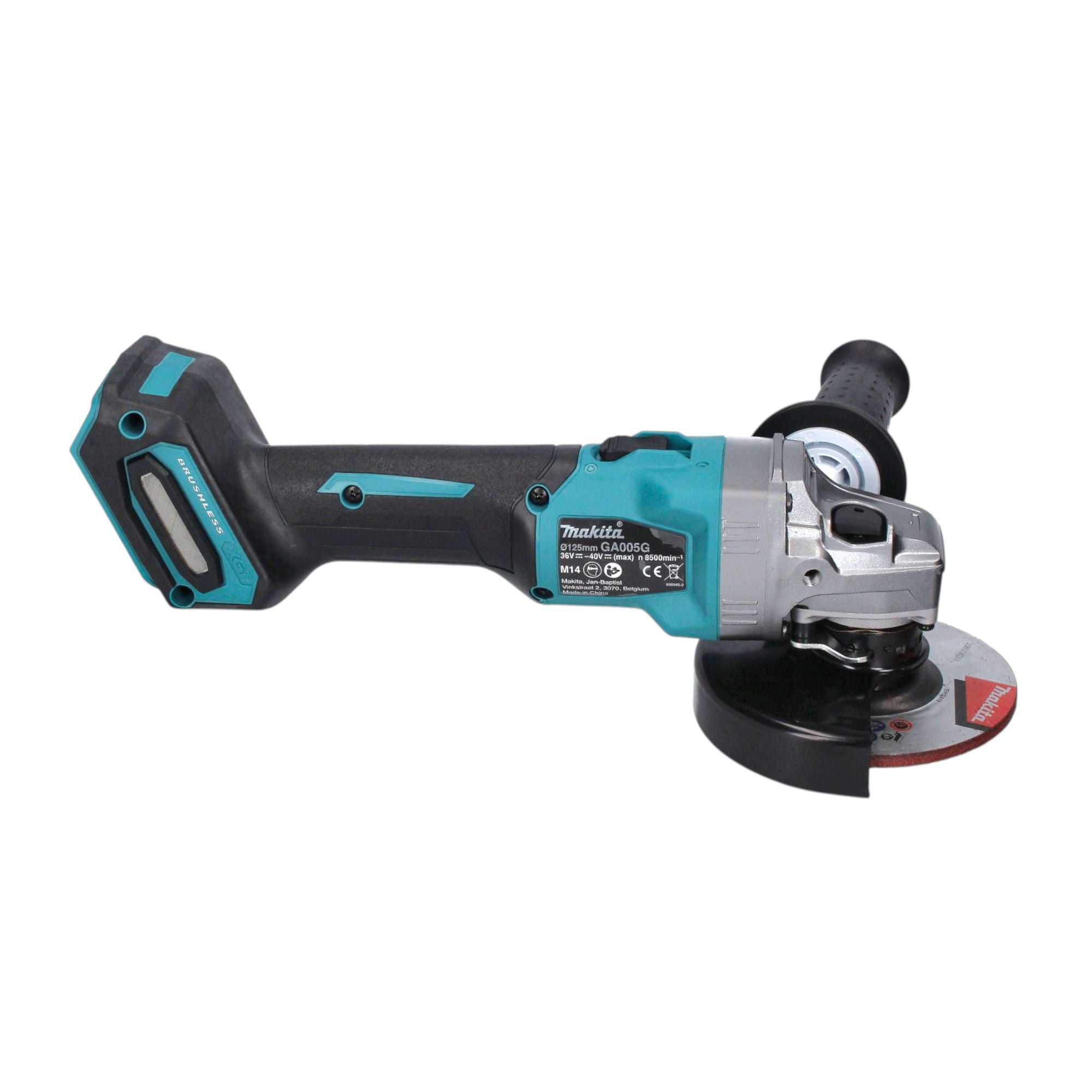 Makita GA 005 GU201 Akku Winkelschleifer 40 V max 125 mm Brushless XGT 2x Akku 4 0 Ah Ladegeraet 4 - toolbrothers