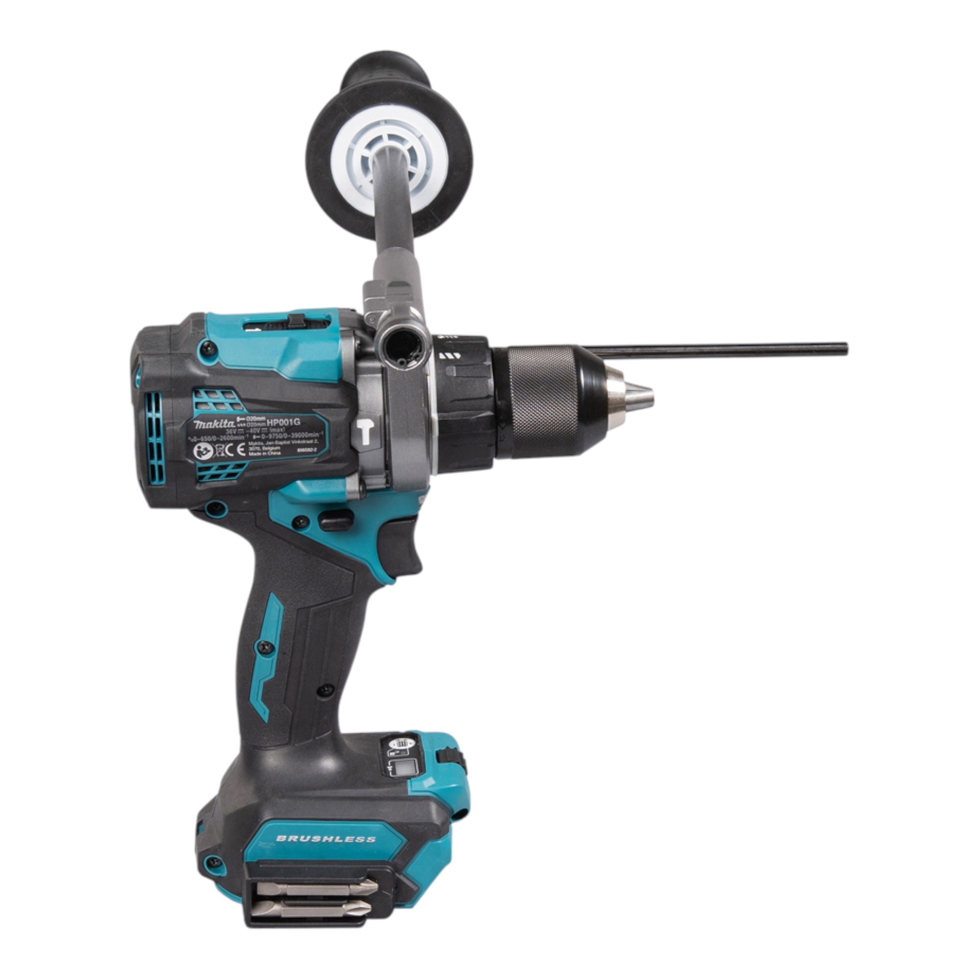 Makita HP 001 GU201 Akku Schlagbohrschrauber 40 V max 140 Nm Brushless 2x Akku 4 0 Ah Ladegeraet 4 - toolbrothers