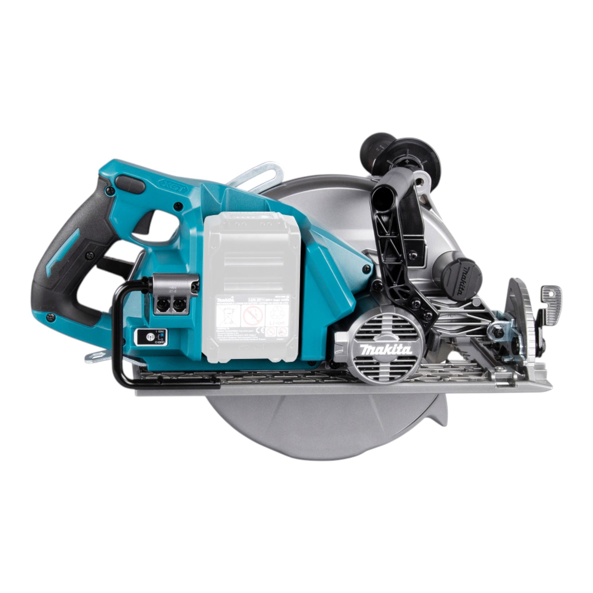 Makita RS 002 GU201 Akku Handkreissaege 40 V max 260 mm Brushless 2x Akku 4 0 Ah Ladegeraet 4 - toolbrothers