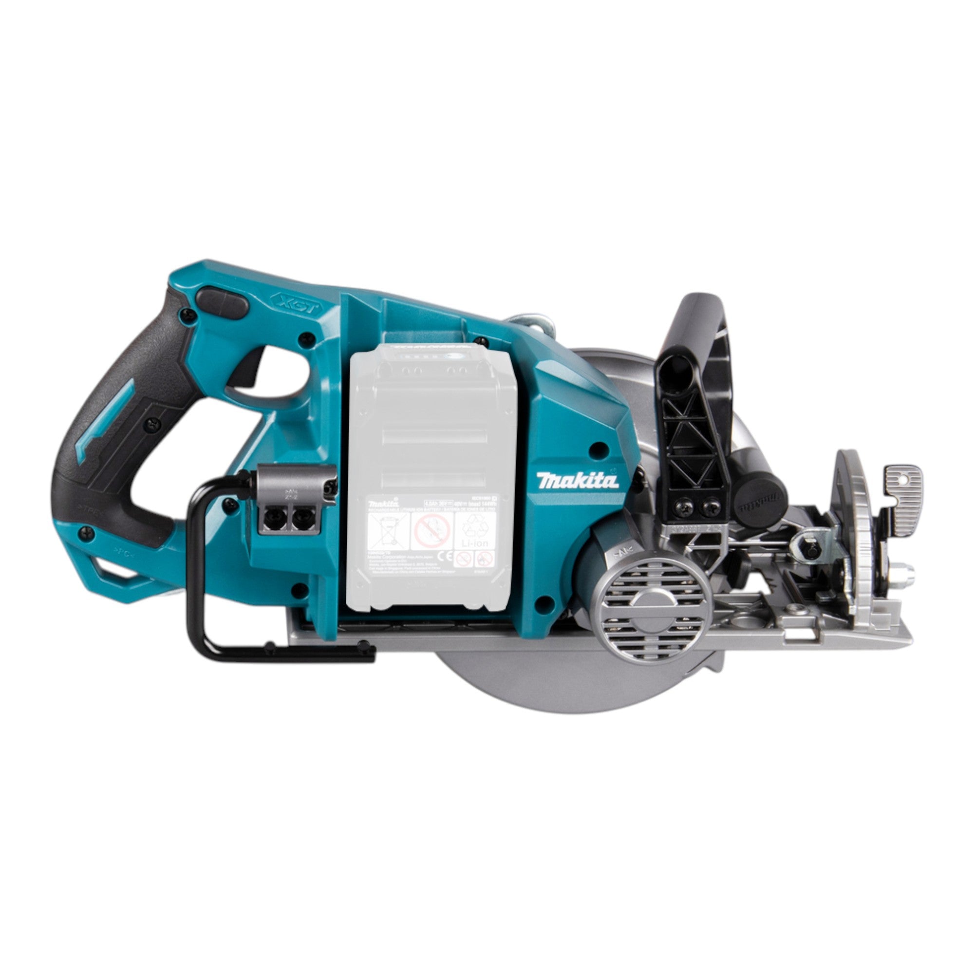 Makita RS 001 GU201 Akku Handkreissaege 40 V max 185 mm Brushless 2x Akku 4 0 Ah Ladegeraet 4 - toolbrothers