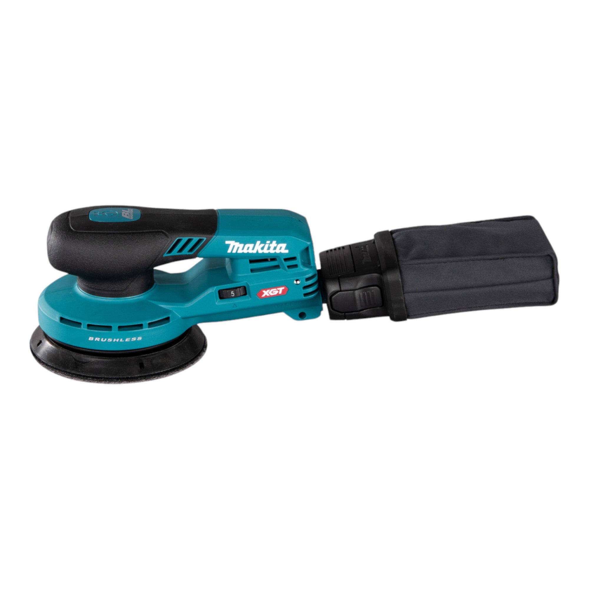 Makita BO 001 CGU101 Akku Exzenterschleifer 40 V max 125 mm 5 0 mm Hub Brushless 1x Akku 4 0 Ah Ladegeraet 1 - toolbrothers