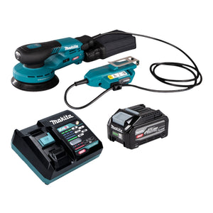 Makita BO 001 CGU101 Akku Exzenterschleifer 40 V max. 125 mm 5,0 mm Hub Brushless + 1x Akku 4,0 Ah + Ladegerät