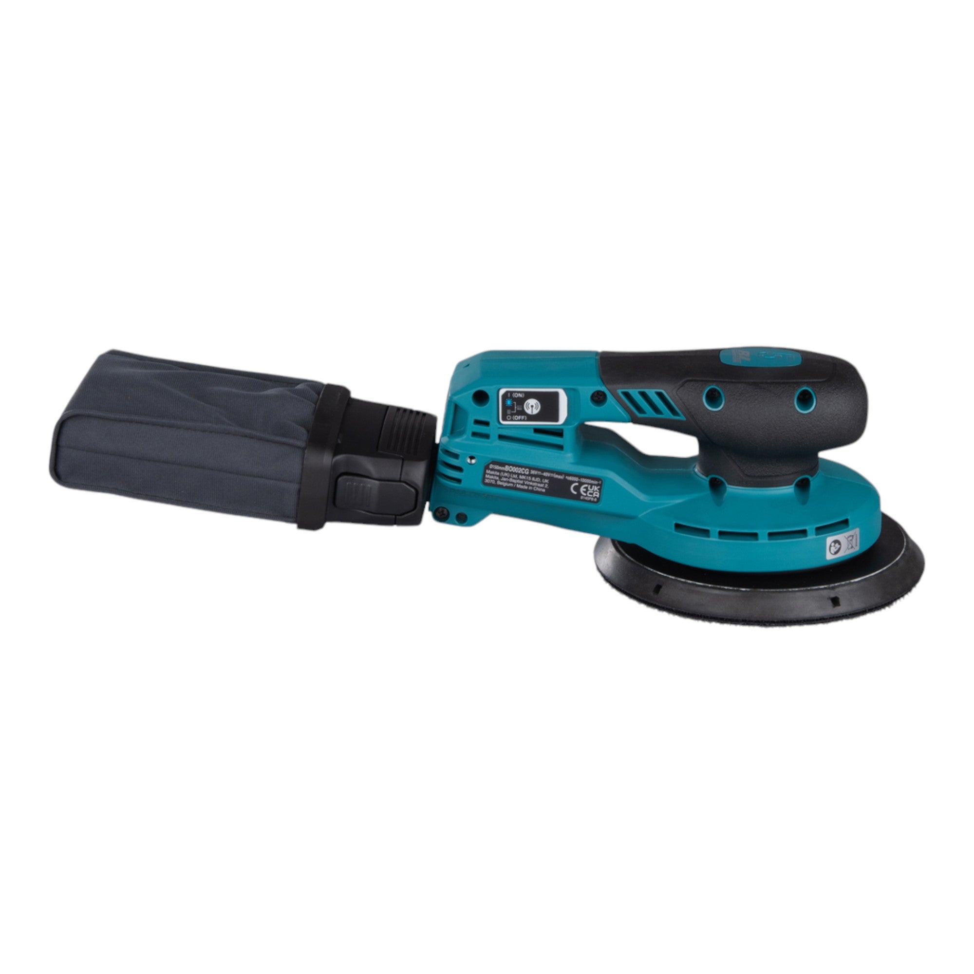 Makita BO 002 CGU201 Akku Exzenterschleifer 40 V max 150 mm 5 0 mm Hub Brushless 2x Akku 4 0 Ah Ladegeraet 4 - toolbrothers