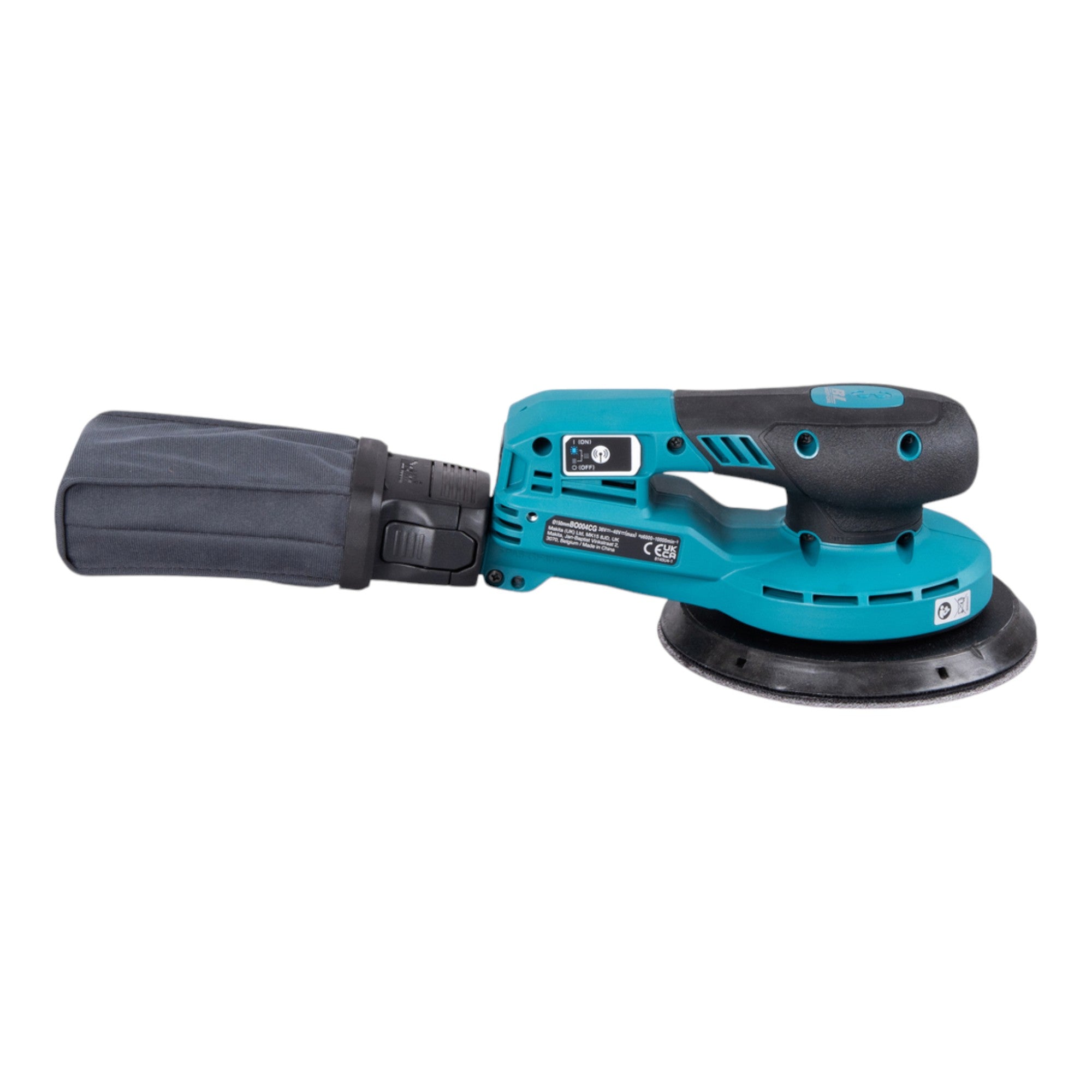 Makita BO 004 CGU201 Akku Exzenterschleifer 40 V max 150 mm 3 0 mm Hub Brushless 2x Akku 4 0 Ah Ladegeraet 4 - toolbrothers